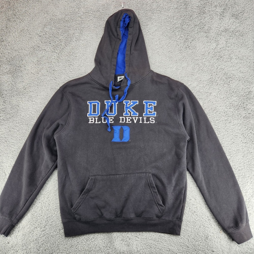 Duke Blue Devils Hoodie Stadium Athletics Mens L Black Duke University
